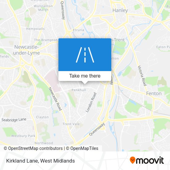 Kirkland Lane map