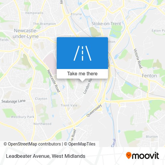 Leadbeater Avenue map