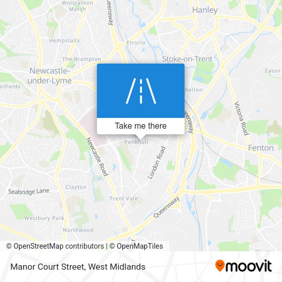 Manor Court Street map