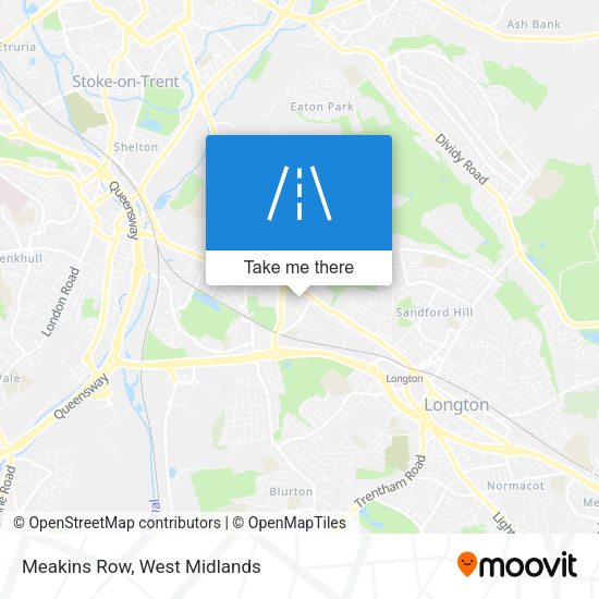 Meakins Row map