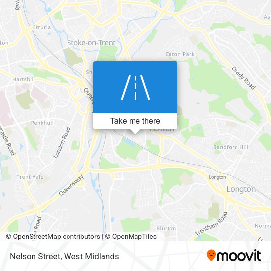 Nelson Street map