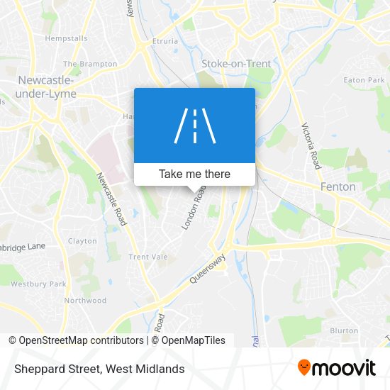 Sheppard Street map
