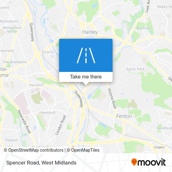 Spencer Road map