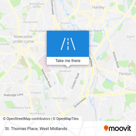 St. Thomas Place map
