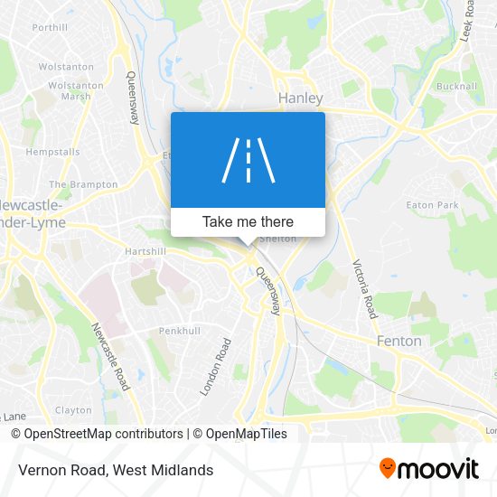 Vernon Road map