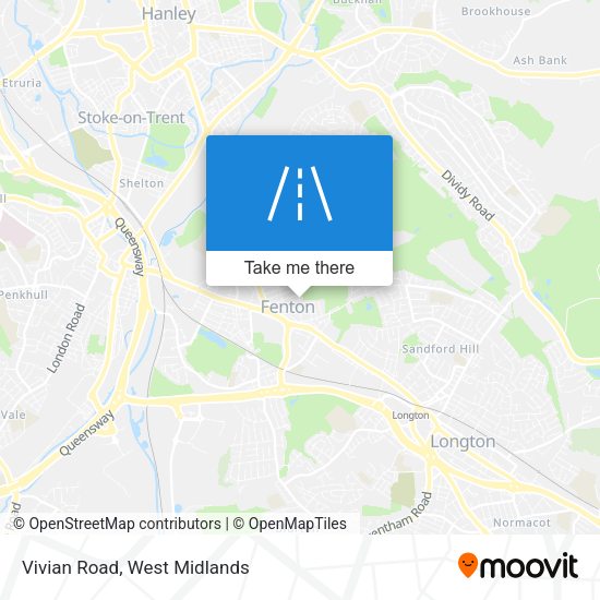 Vivian Road map