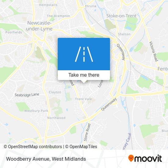 Woodberry Avenue map