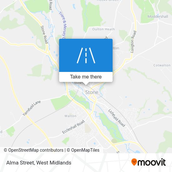 Alma Street map
