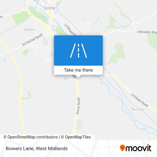 Bowers Lane map