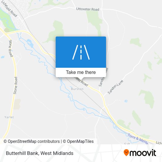 Butterhill Bank map