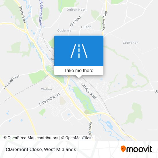 Claremont Close map