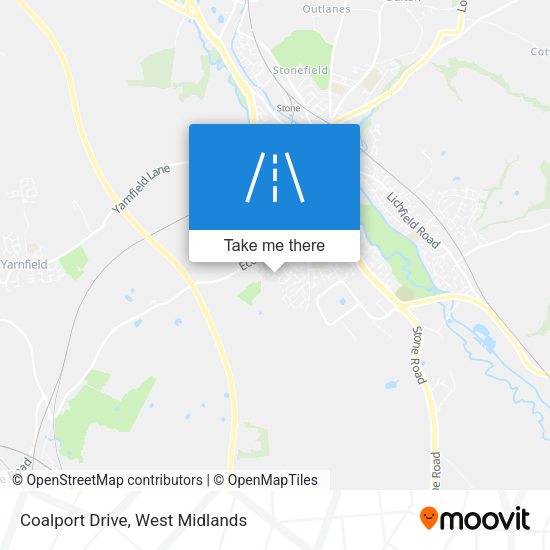 Coalport Drive map