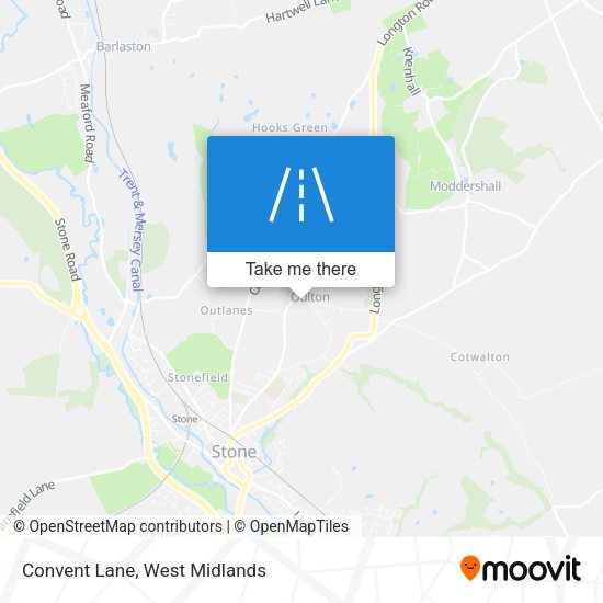 Convent Lane map