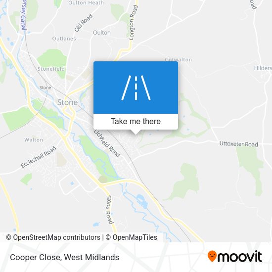 Cooper Close map