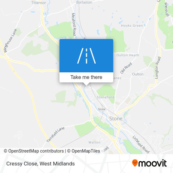 Cressy Close map