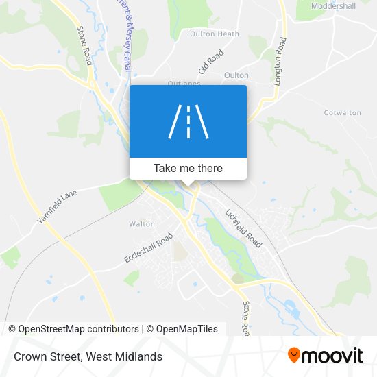 Crown Street map