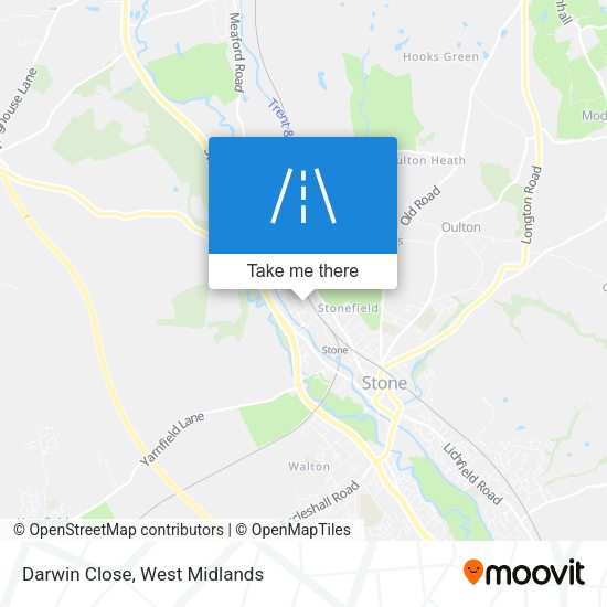 Darwin Close map