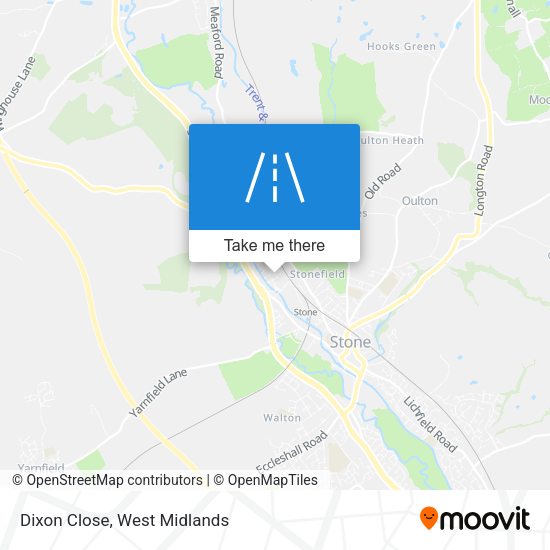 Dixon Close map