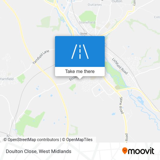 Doulton Close map