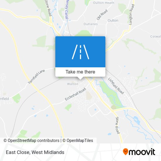 East Close map