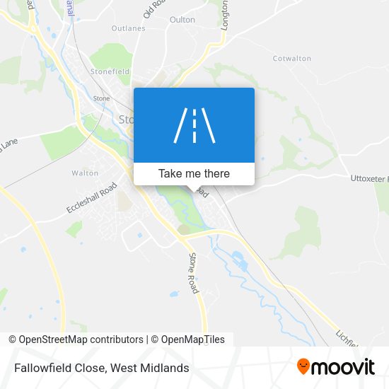 Fallowfield Close map