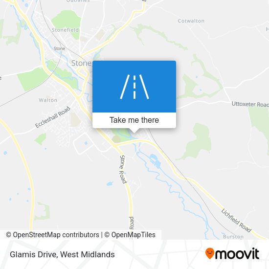 Glamis Drive map