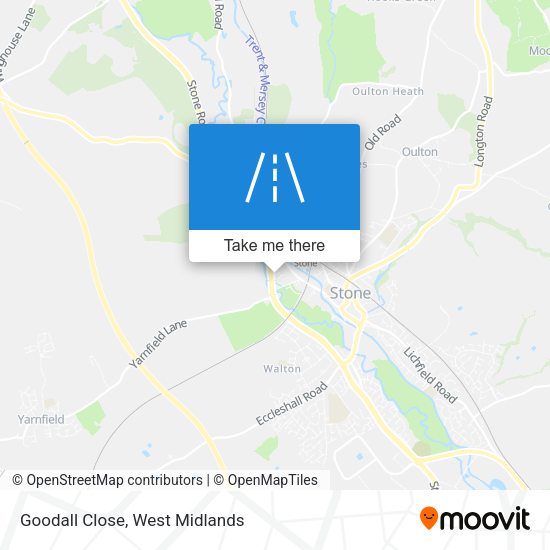 Goodall Close map