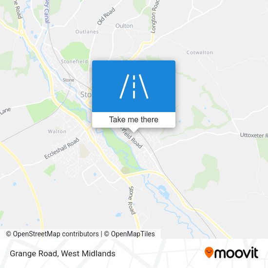 Grange Road map