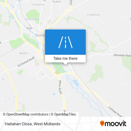 Hallahan Close map