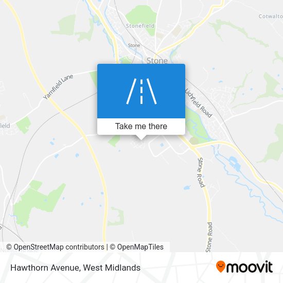 Hawthorn Avenue map