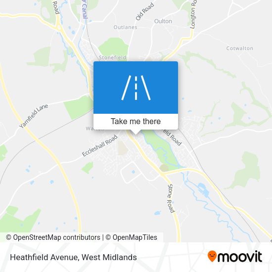 Heathfield Avenue map