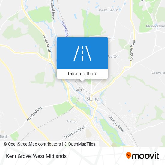 Kent Grove map