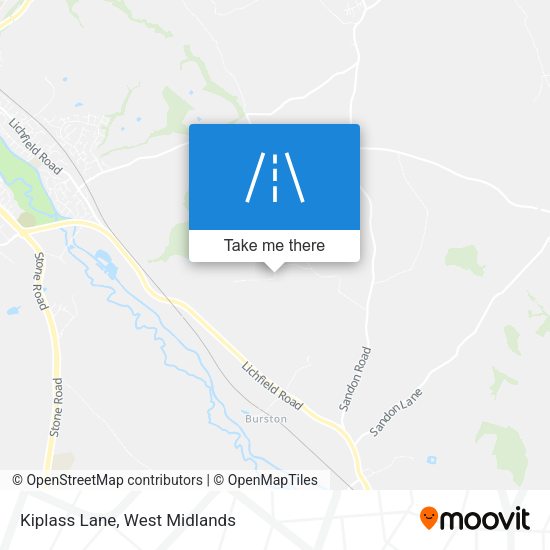 Kiplass Lane map