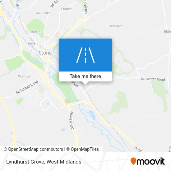 Lyndhurst Grove map