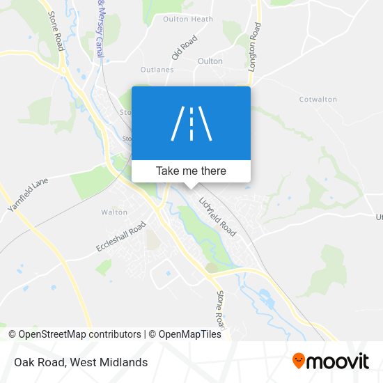 Oak Road map