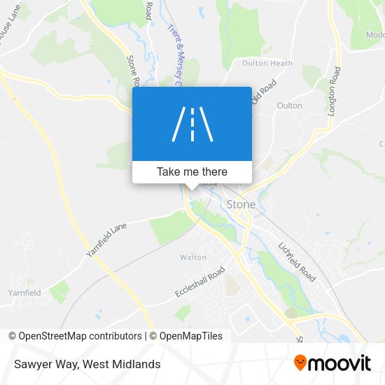 Sawyer Way map