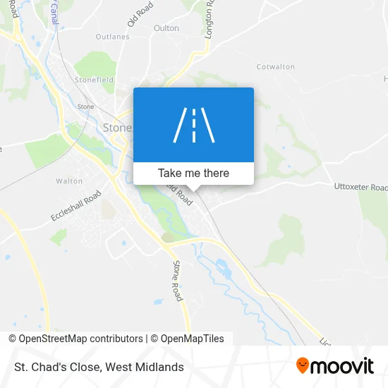 St. Chad's Close map