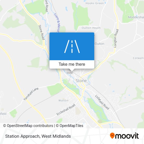 Station Approach map