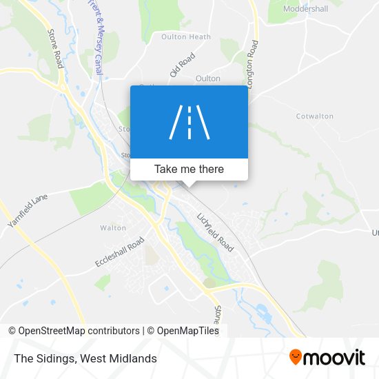 The Sidings map