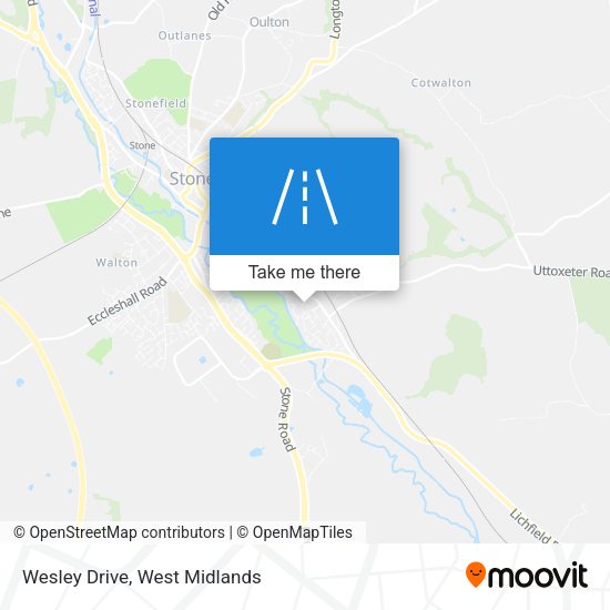 Wesley Drive map