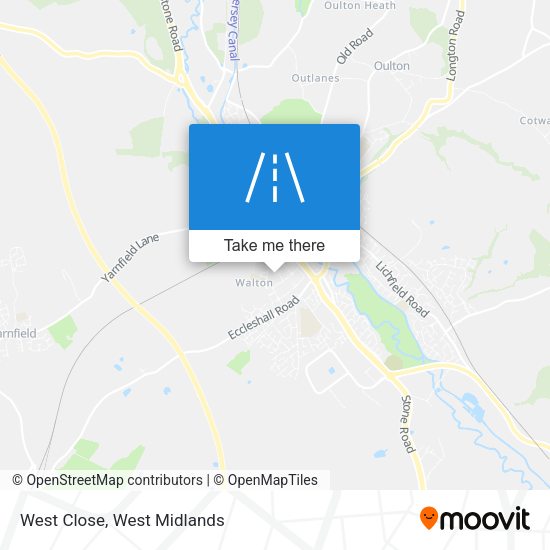 West Close map