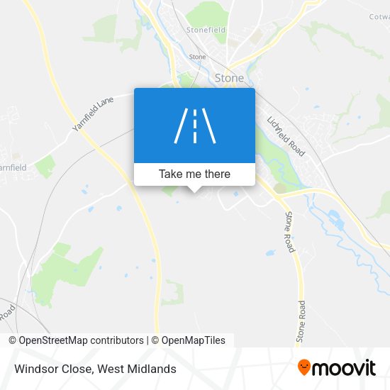 Windsor Close map