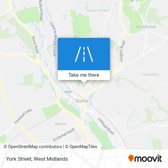 York Street map