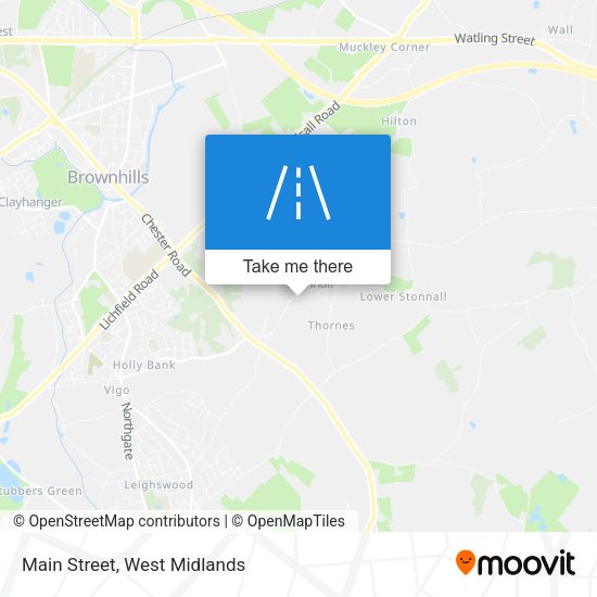 Main Street map