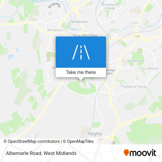 Albemarle Road map