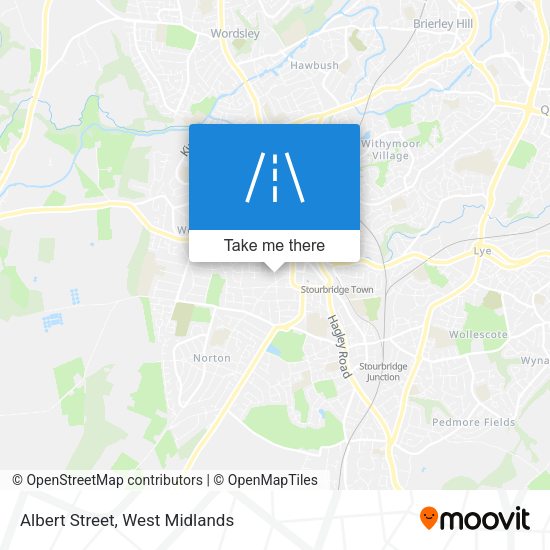 Albert Street map