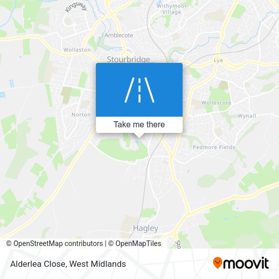 Alderlea Close map