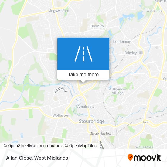 Allan Close map