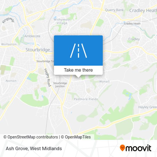 Ash Grove map