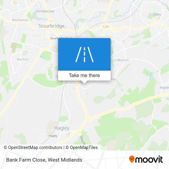 Bank Farm Close map